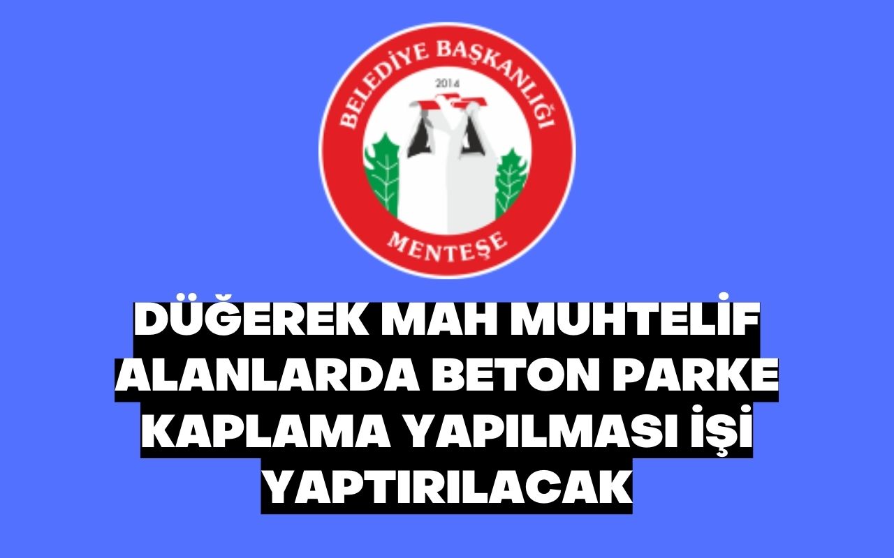 DÜĞEREK MAH MUHTELİF ALANLARDA