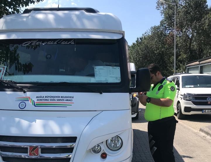 Muğla’nın Marmaris ilçesinde trafik