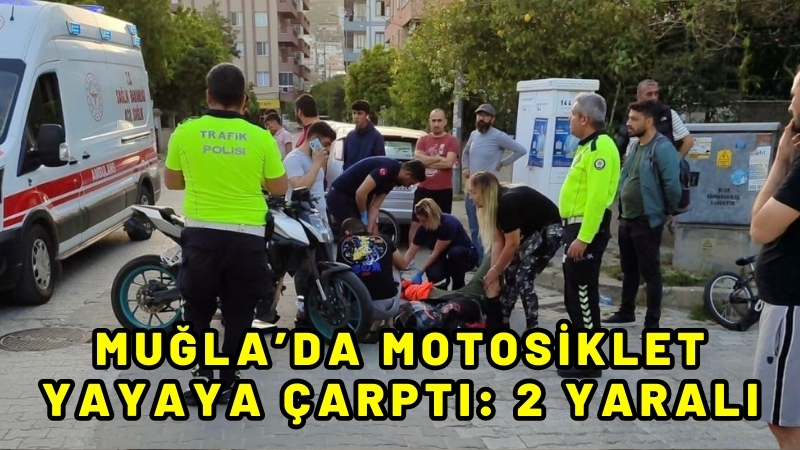 Muğla’nın Milas ilçesinde motosikletin