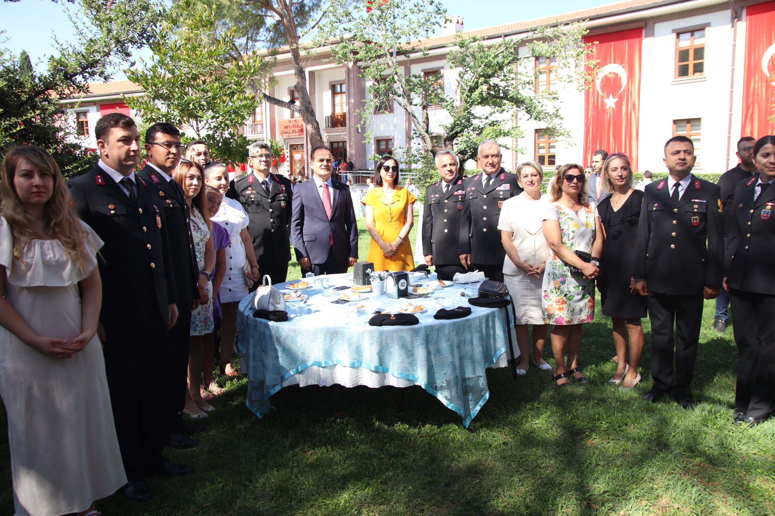 Muğla’da bayramlaşma töreni yapıldı