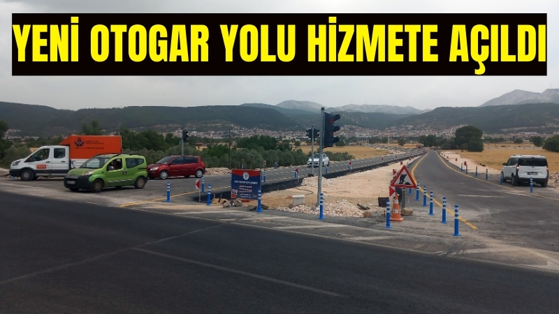 Yeni otogar yolu hizmete açıldı