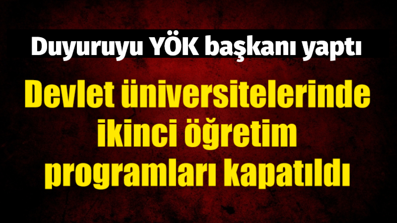 YÖK Başkanı Erol Özvar,