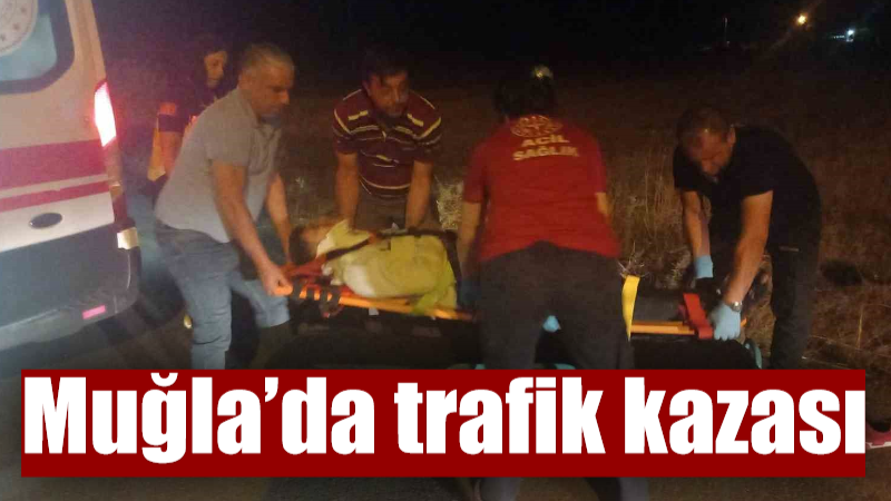 Muğla’nın Menteşe ilçesinde motosiklet