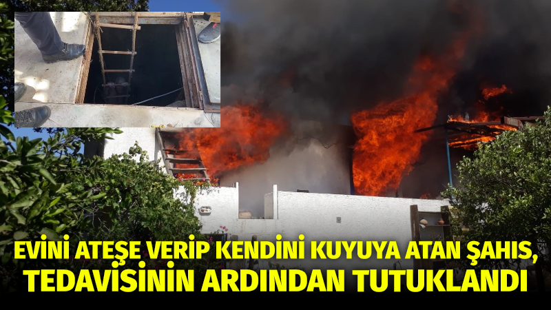 Muğla’nın Bodrum ilçesinde evini