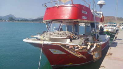 Yunan unsurlarının teknesine çarptığı balıkçı yaşananları anlattı