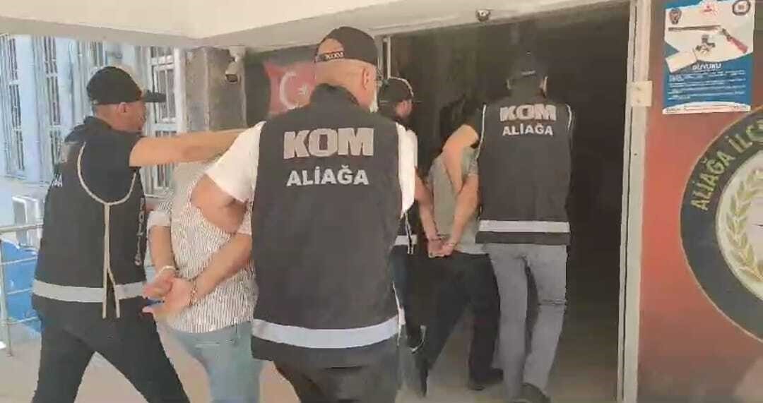 İzmir’de, Aliağa gümrüğü ve