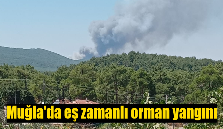 Muğla’da yangından etkilenen vatandaşları