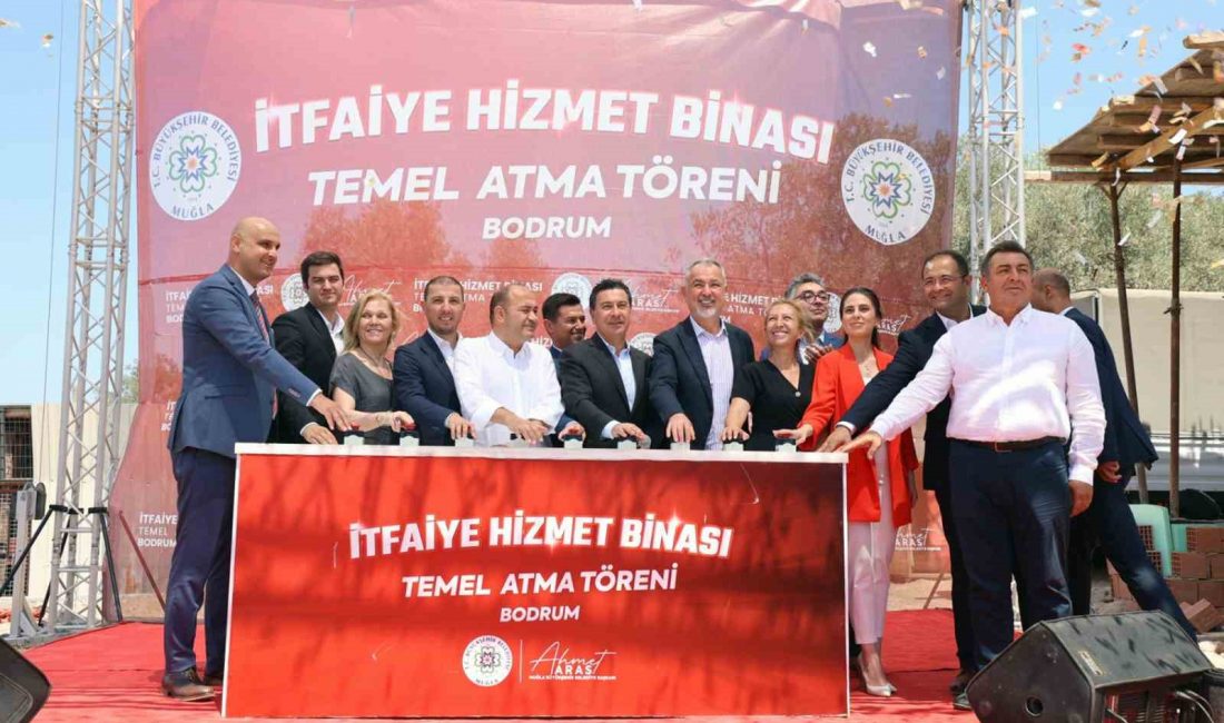 Bodrum itfaiye hizmet binasının temeli atıldı