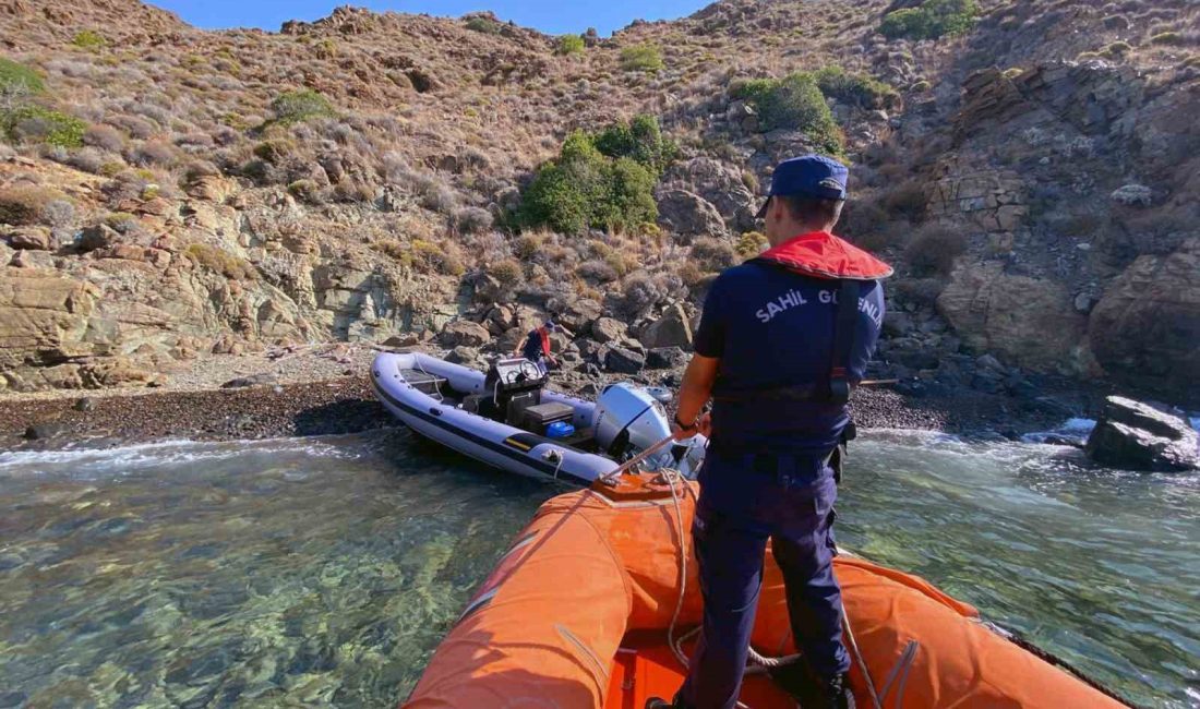 Muğla’nın Datça ilçesinde karadan