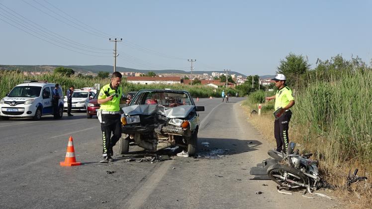 Kütahya’nın Tavşanlı ilçesinde, trafik