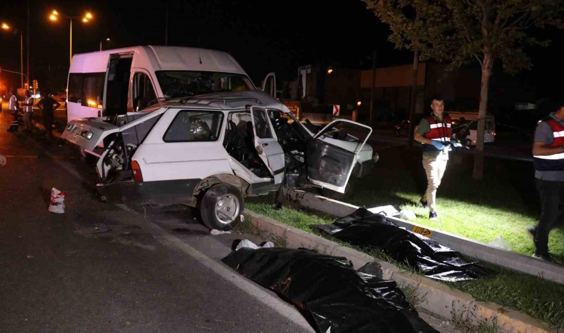 Denizli’de anayolda ilerleyen işçi