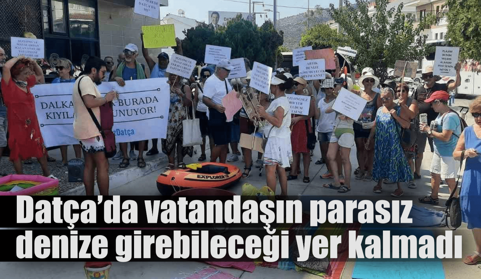 Datça’da vatandaşın parasız denize girebileceği yer kalmadı