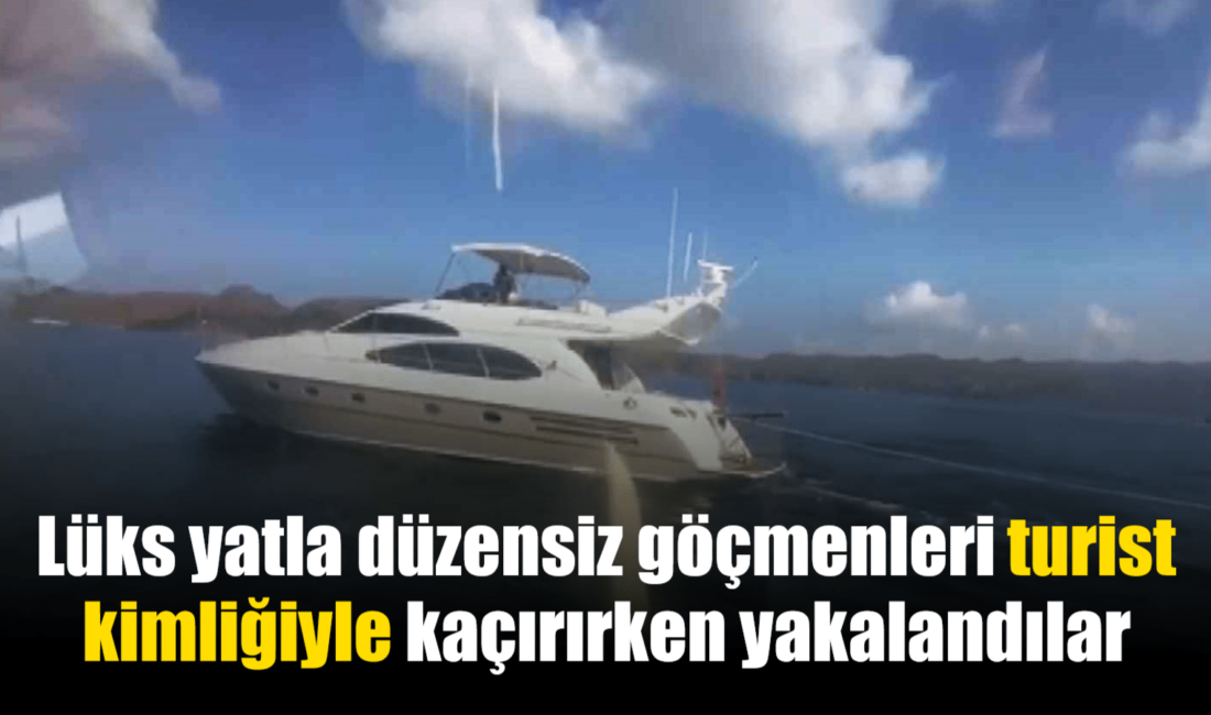 Muğla’nın Marmaris ilçesi açıklarında