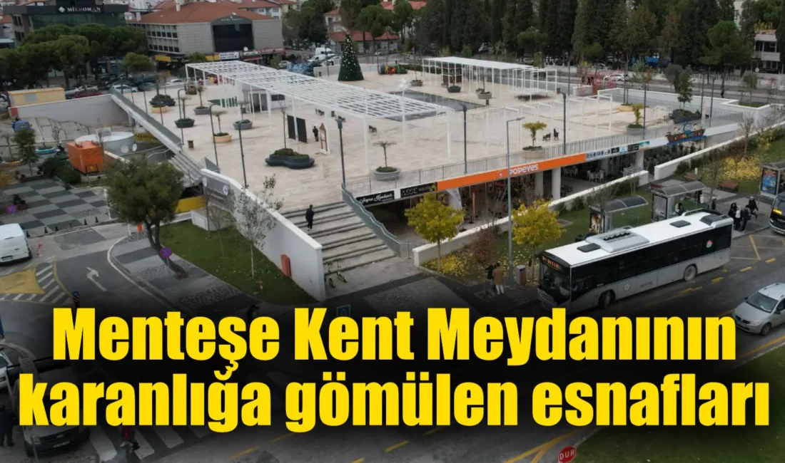 48 milyon 135 bin liraya yaptırılan Menteşe Kent Meydanı, içerisindeki