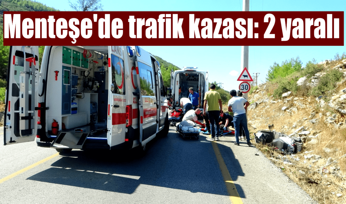 Muğla’nın Menteşe ilçesinde meydana gelen trafik kazasında 2 kişi yaralandı.