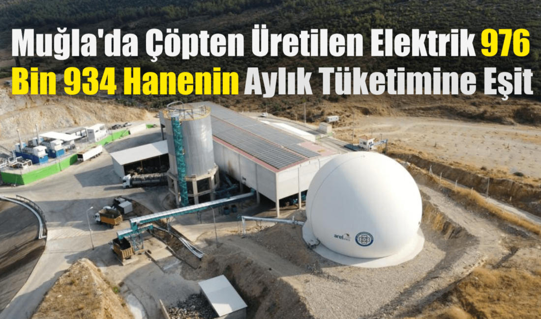 Muğla Büyükşehir Belediyesi il genelinde kurduğu Biyokütle Enerji Tesisleri ile