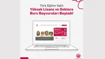 Türk Eğitim Vakfı (TEV) yüksek lisan ve doktora burs desteği veriyor