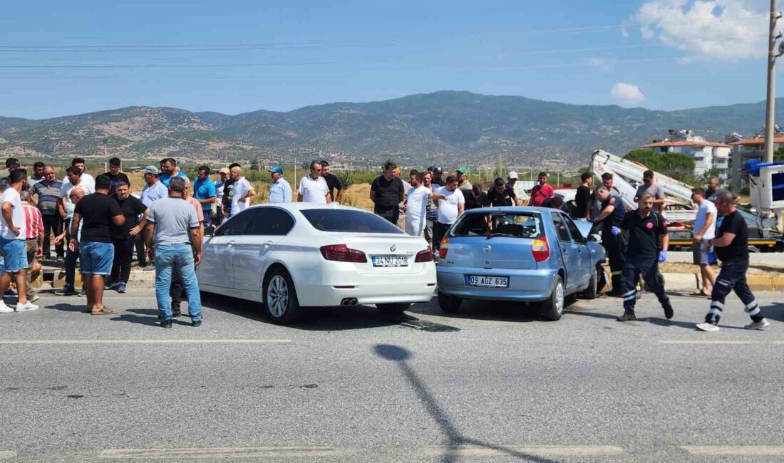 Aydın’ın Çine ilçesinde motosikletle