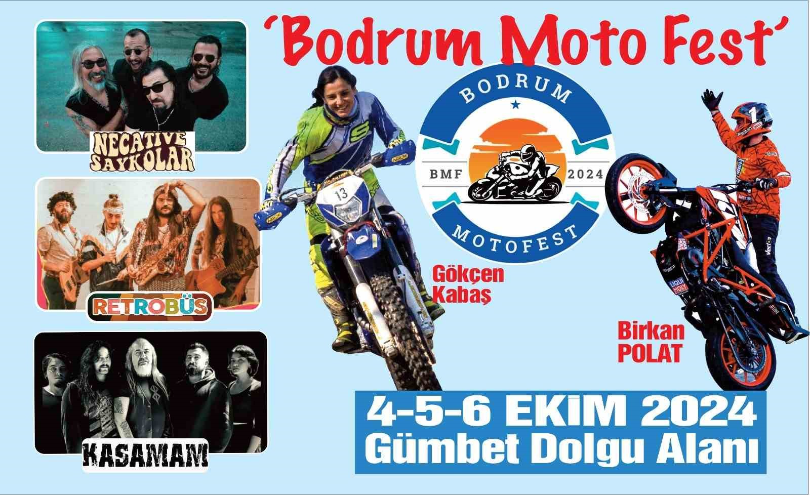 Motosiklet tutkunları Bodrum’da buluşuyor