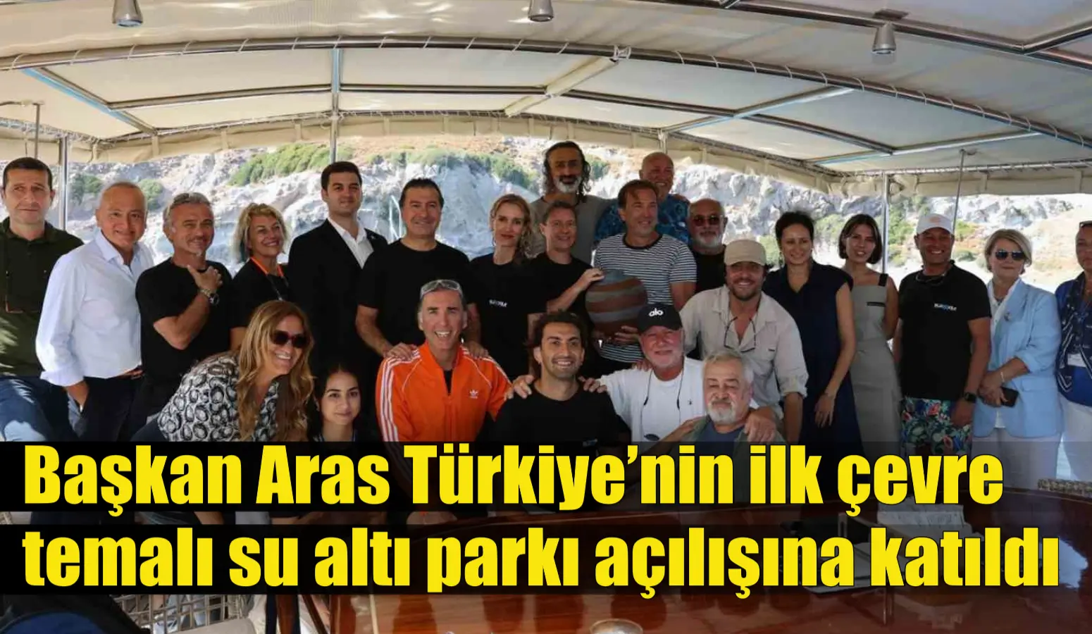 Başkan Aras Türkiye’nin ilk çevre temalı su altı parkı açılışına katıldı