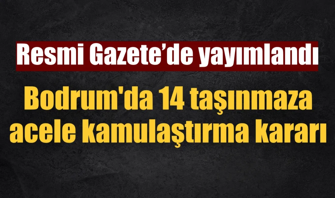 Resmi Gazete’de bugün yayımlanan