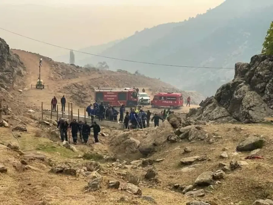 Denizli’deki yangının 6. gününde müdahale sürüyor