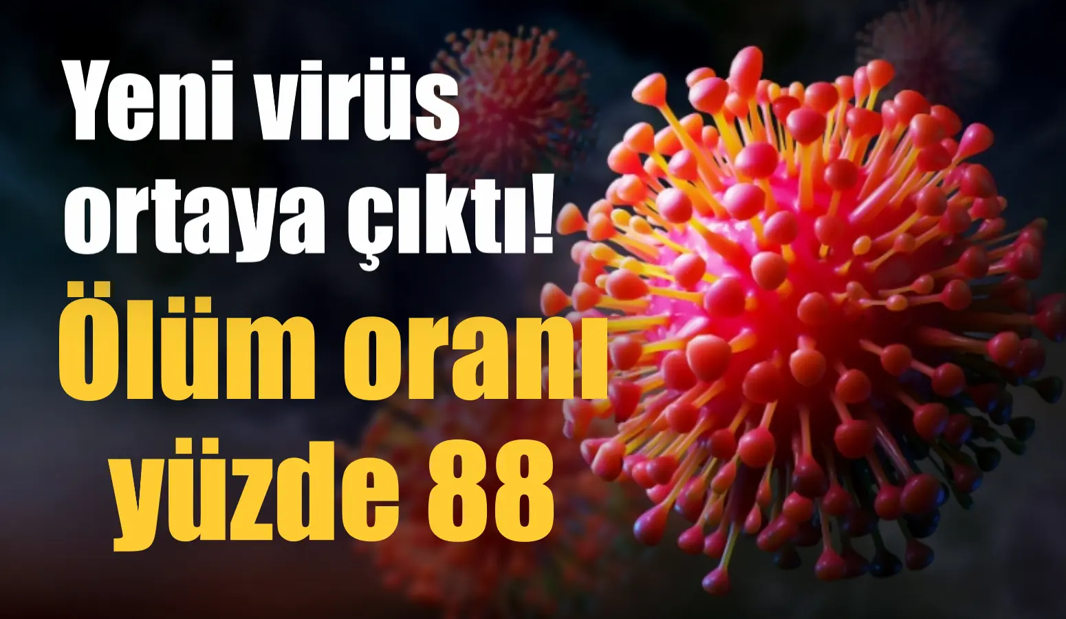 Yeni virüs ortaya çıktı! Ölüm oranı yüzde 88