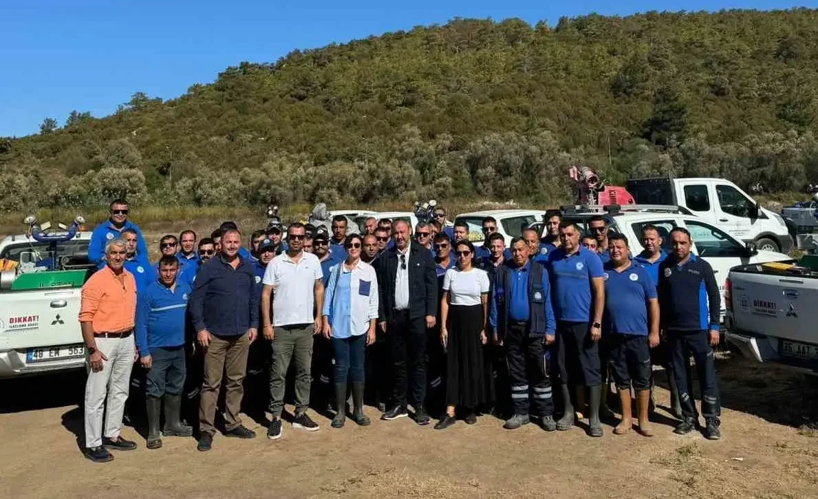 Bodrum’da 345 dönümlük göletin sivrisinek sorunu çözüldü