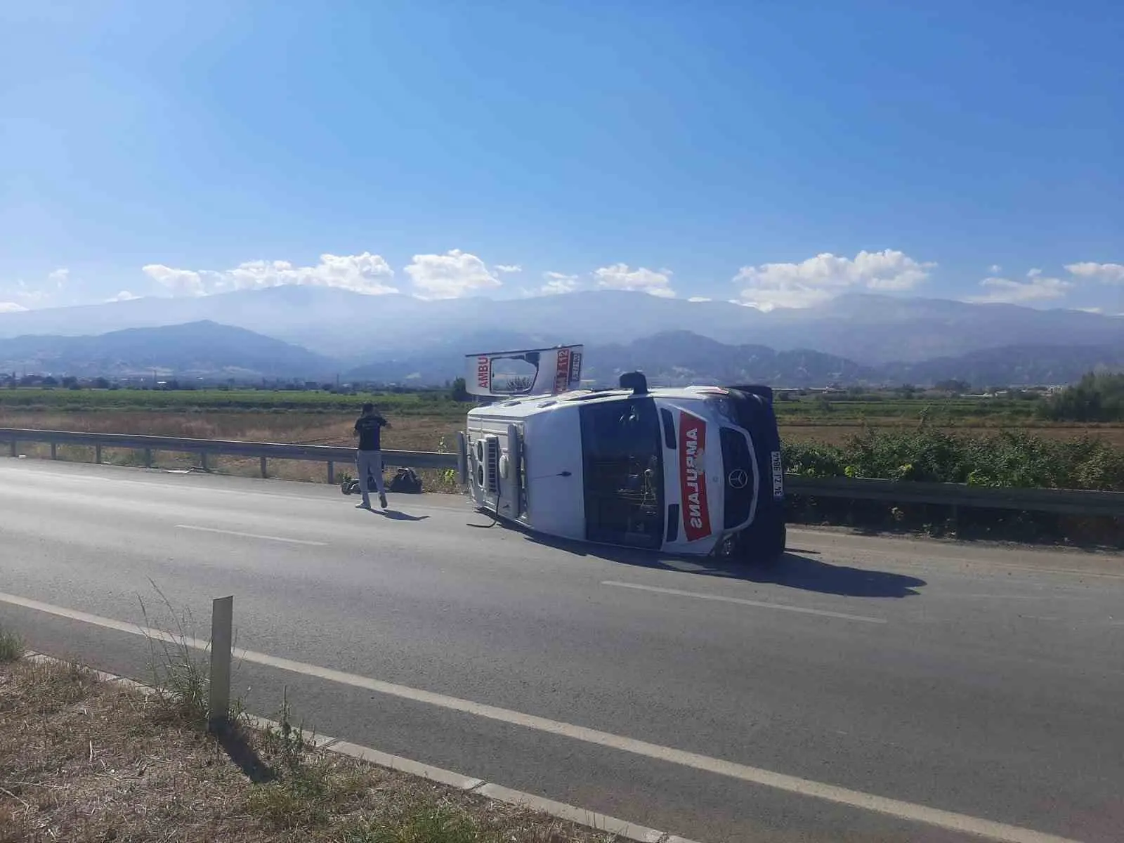 Manisa’da yürekleri ağza getiren kaza kamerada