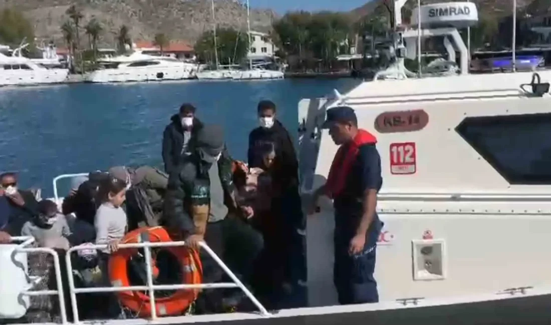 Muğla’nın Marmaris ilçesinde karadan