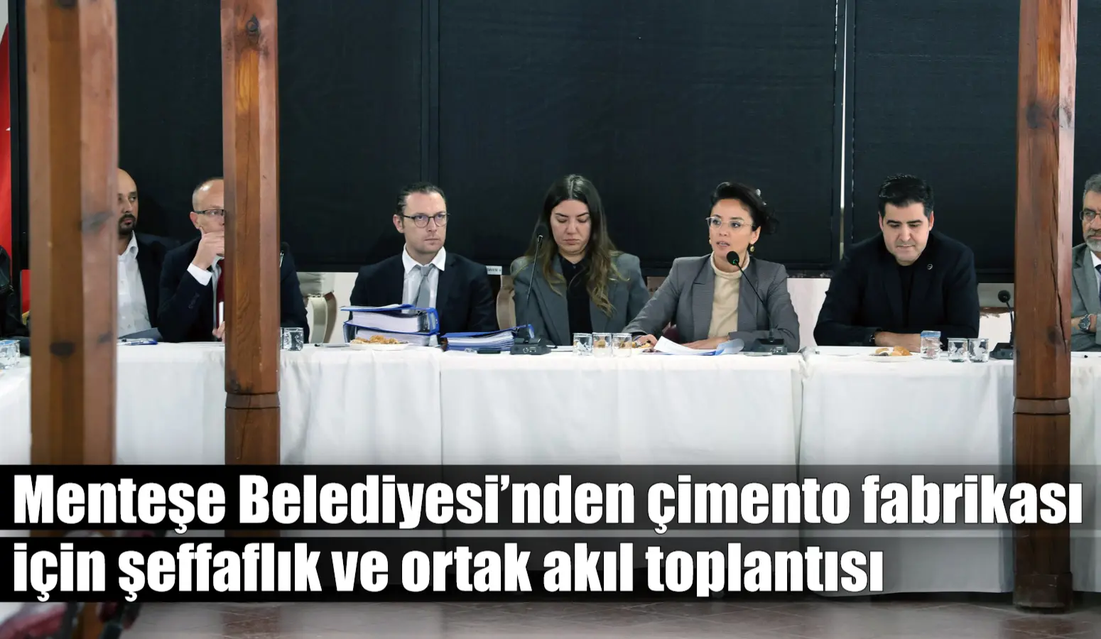 Menteşe Belediyesi’nden çimento fabrikası için şeffaflık ve ortak akıl toplantısı