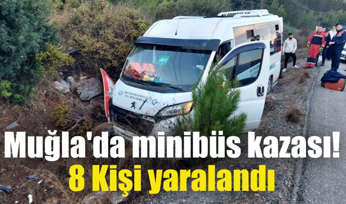 Muğla’nın Bodrum ilçesinde minibüsünün