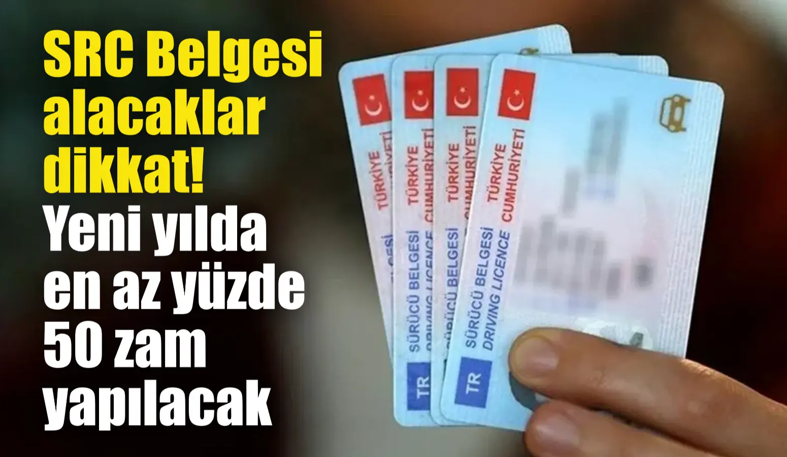 SRC Belgesi alacaklar dikkat! Yeni yılda en az yüzde 50 zam yapılacak