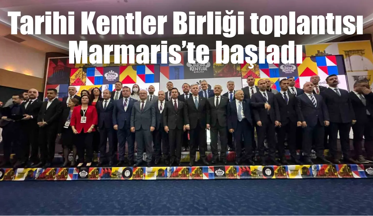 Tarihi Kentler Birliği toplantısı Marmaris’te başladı