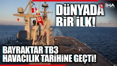 Bayraktar TB3, TCG ANADOLU Gemisi’nde İlk Kalkış ve İnişiyle Tarihe Geçti!