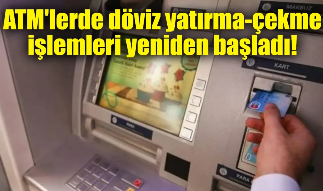 Geçtiğimiz haftalarda yaşanan sahte döviz krizinin ardından ATM'lerde 50 ve