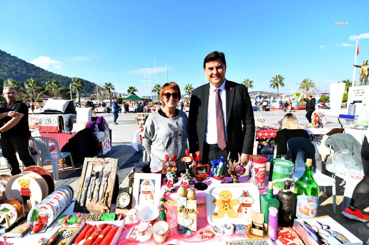 Fethiye Belediye Başkanı Alim Karaca’dan Yeni Yıl Pazarı Ziyareti