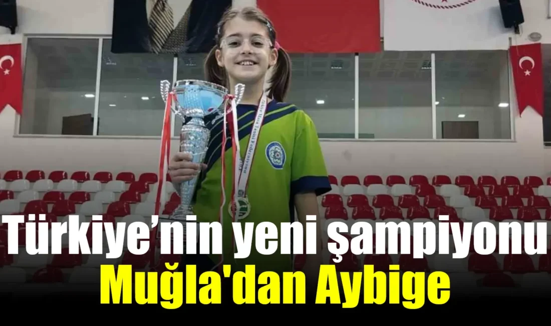 Muğla Büyükşehir Belediyesi Masa Tenisi sporcusu Aybige Feride Üstündağ, Amasya’da