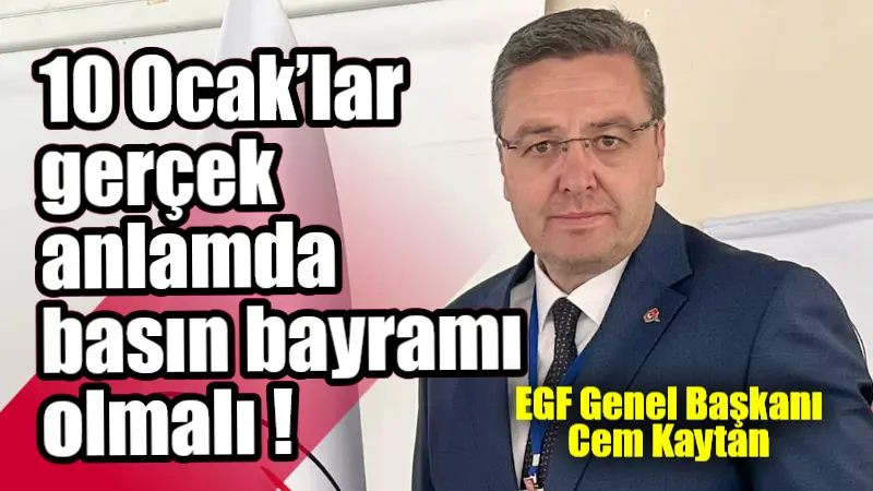 Ege Gazeteciler Federasyonu Genel Başkanı olan Muğla Büyükşehir Gazeteciler Cemiyeti