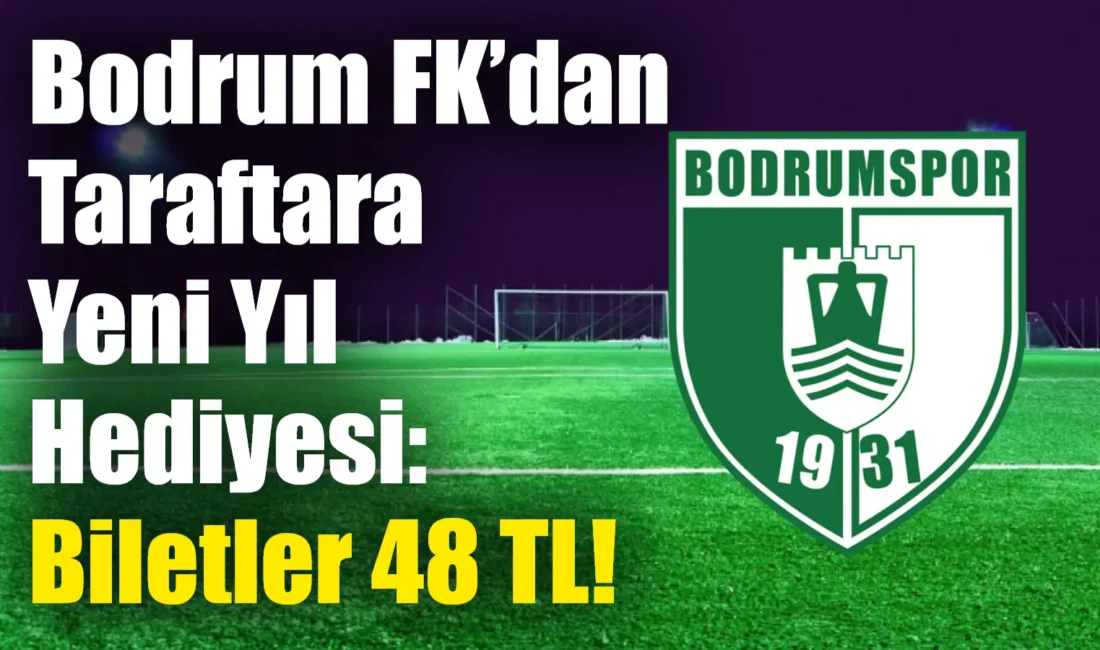 Sipay Bodrum FK, 5 Ocak’ta Kayserispor ile oynayacağı maç için