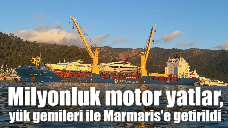 Muğla'nın Marmaris ilçesi Gümrüklü limanına son bir haftada iki farklı