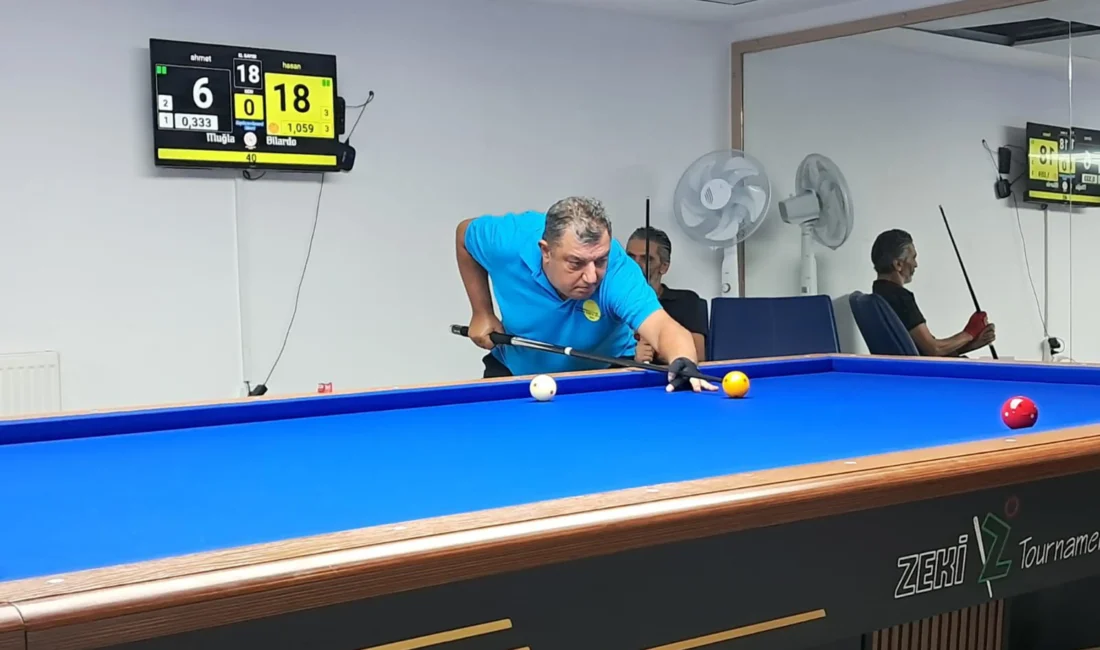 Türkiye Bilardo Federasyonuna bağlı Muğla İl Temsilciliğine bilardo sporcu Hasan