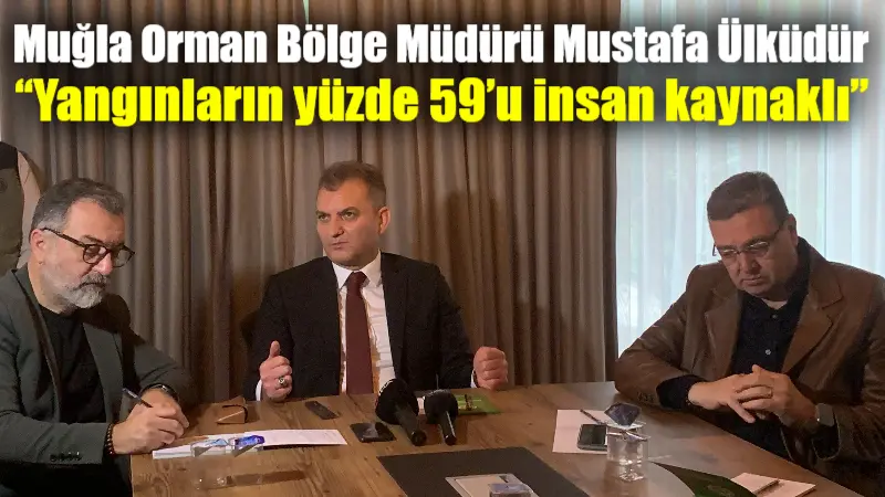 Muğla Orman Bölge Müdürü Mustafa Ülküdür, 2024 yılı yangın sezonunu