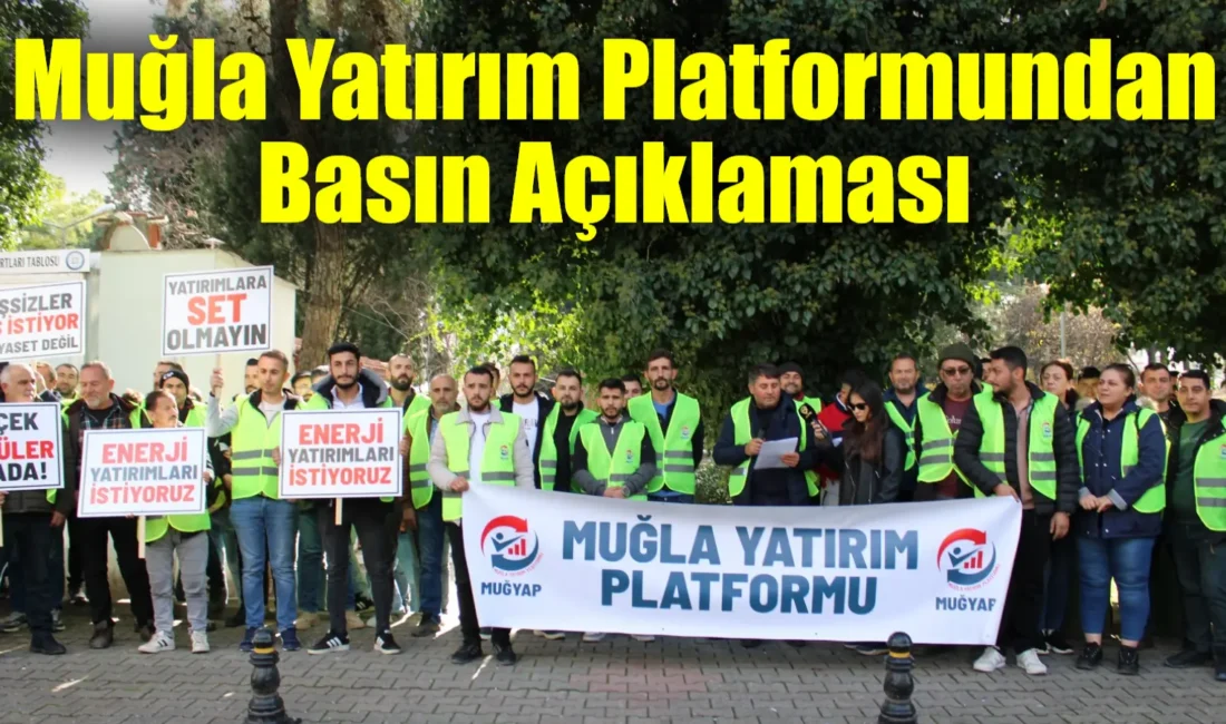 Muğla Yatırım Platformu Başkanı Bircan Avcı, kentin ekonomik kalkınması için