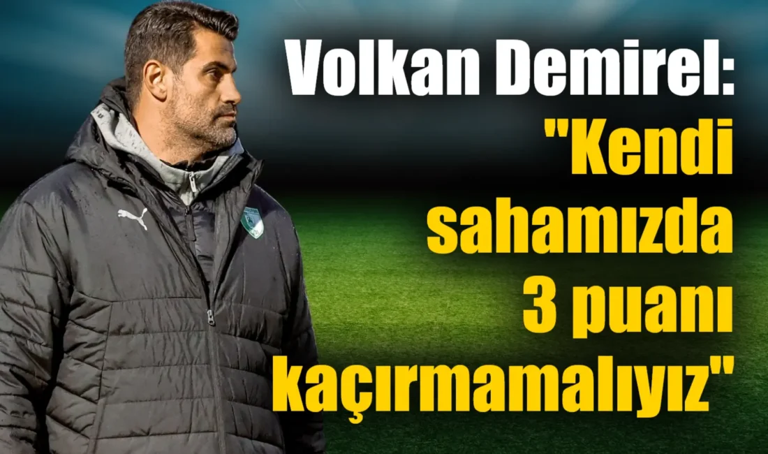 Bodrum FK Teknik Direktörü Volkan Demirel, Trendyol Süper Lig'in 18.